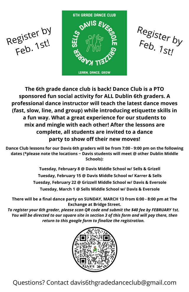 Dance Club Reminder