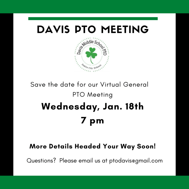Save the date General Meeting January 2023