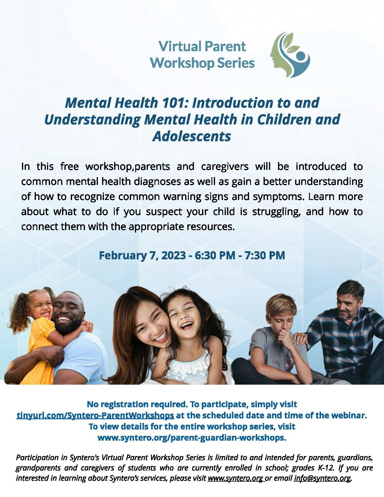 Mental Health 101 – Virtual Parent Workshop Series | 2025-26 Ann ...